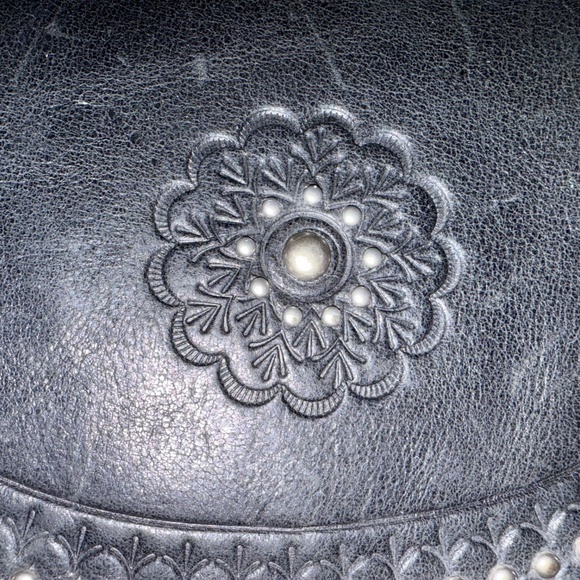 Patricia Nash Jovanna Black Studded Backpack Leather main image 7